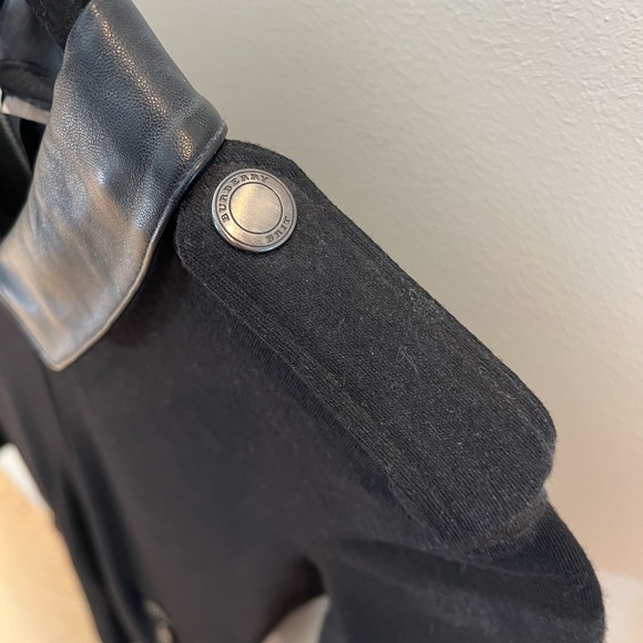 Burberry Black Long Sleeve Dress with Collar - Picture 4 of 11